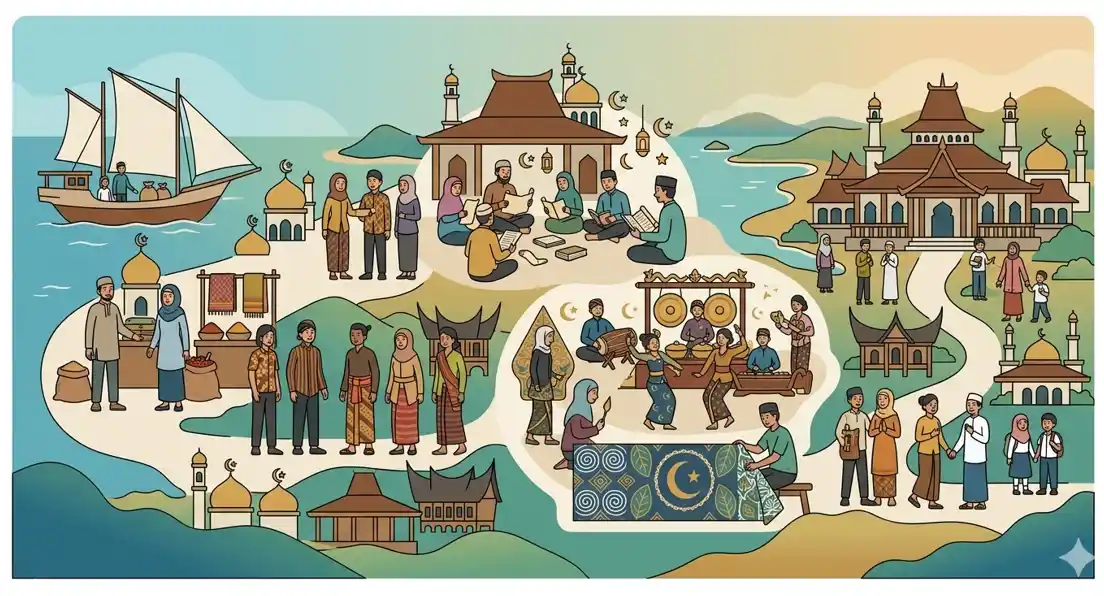 Peradaban Islam di Nusantara, Jejak Dakwah yang Menyatu dengan Budaya